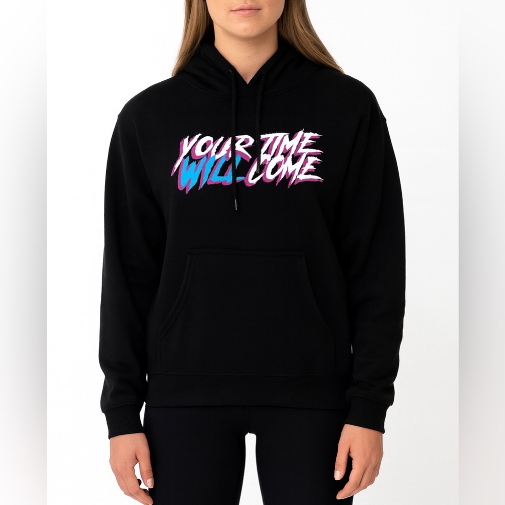 RGSTR Your Time Will Come Reaper Graphic Hoodie Black Size Medium Streetwear